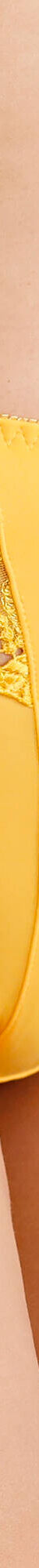 Gainette microfibre et guipure Rima - lot de 2 (jaune) Gainette microfibre et guipure Rima - lot de 2 (jaune)